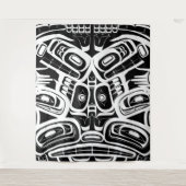 Haida Eagle Thunderbird Northwest Columbia Wandkleed (Voorkant)