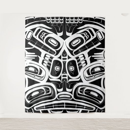 Haida Eagle Thunderbird Northwest Columbia Wandkleed (Voorkant)