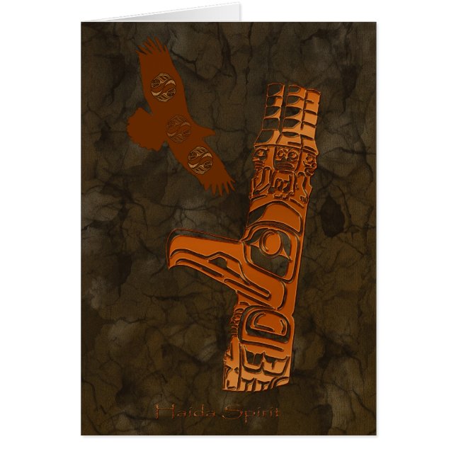 Haida Eagle & Totem Pole Art-serie (Voorkant)