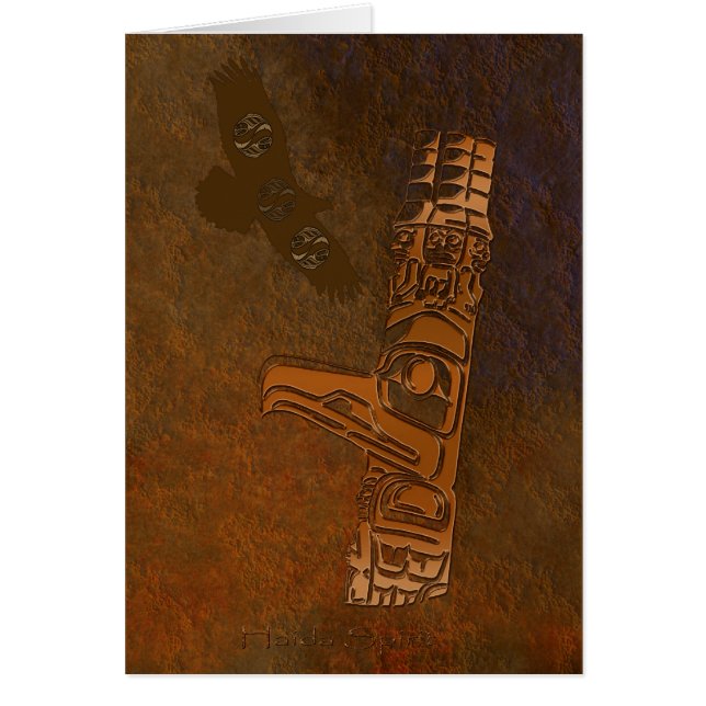 Haida Eagle & Totem Pole Art-serie (Voorkant)