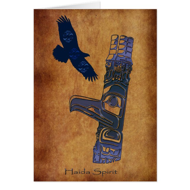 Haida Eagle & Totem Pole Art-serie (Voorkant)