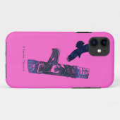 Haida Eagle & Totem Pole Native Art Case-Mate iPhone Case (Achterkant (horizontaal))
