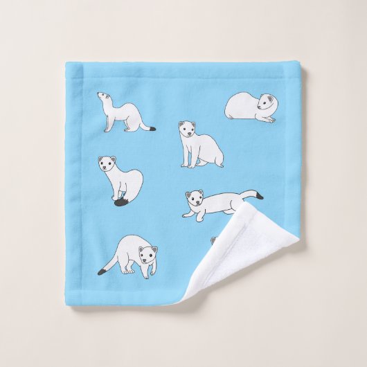 Haida Ermines Bad Handdoek (Wasdoekje)