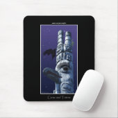 Haida First Nation Totem Pole & Crow Mousepad Muismat (Met muis)