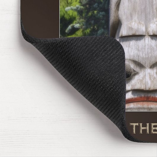 Haida First Nations Totem pole Mousepad Muismat (Hoek)