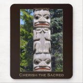 Haida First Nations Totem pole Mousepad Muismat (Voorkant)