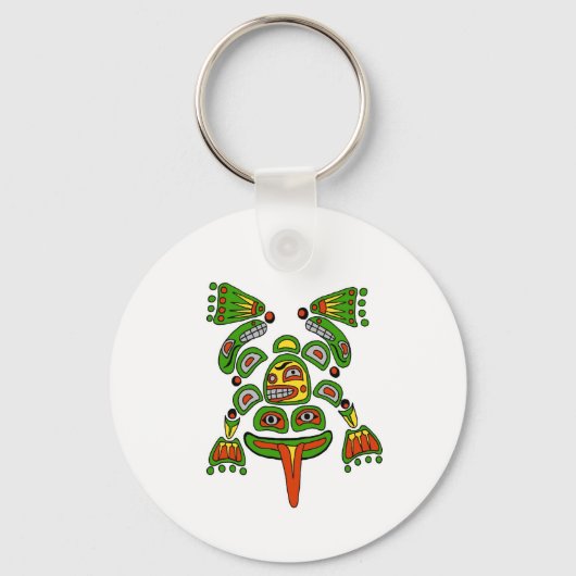 Haida frog sleutelhanger (Voorkant)