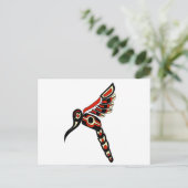 Haida Humming Bird Briefkaart (Staand voorkant)