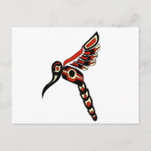 Haida Humming Bird Briefkaart (Voorkant)