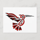 haida hummingbird briefkaart (Voorkant)