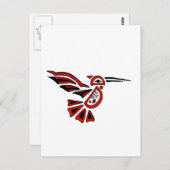 haida hummingbird briefkaart (Voorkant / Achterkant)