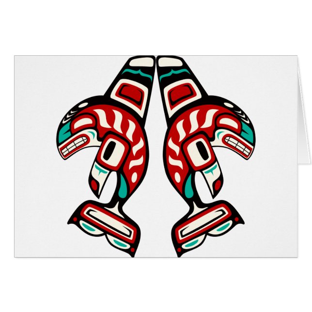 Haida Indian Killer Whale (Voorkant Horizontaal)