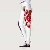 Haida inktvis en kikker leggings (Links)
