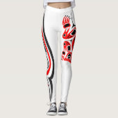 Haida inktvis en kikker leggings (Voorkant)