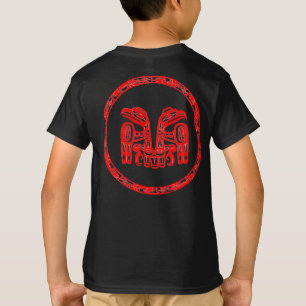 Haida-mensen Inheemse Canada Inheemse Dubbele Adel T-shirt