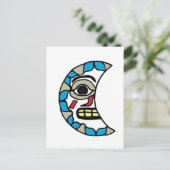 haida moon briefkaart (Staand voorkant)