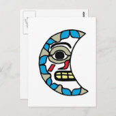 haida moon briefkaart (Voorkant / Achterkant)