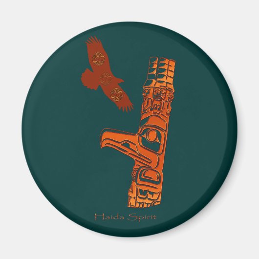 Haida Native American Art Magnet (Voorkant)