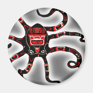 Haida Octopi Magneet