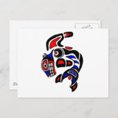 Haida Orca Briefkaart (Voorkant / Achterkant)