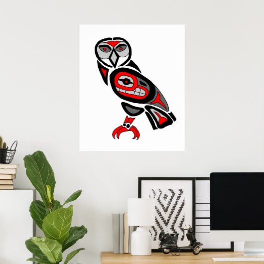 Haida Owl 2014 Poster (Thuiskantoor)