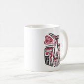 Haida Raven Design Koffiemok (Voorkant rechts)