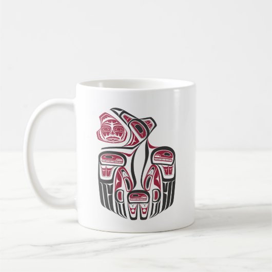 Haida Raven Design Koffiemok (Links)