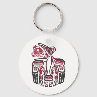 Haida Raven Design Sleutelhanger