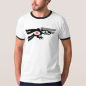 Haida Raven in vlucht T-shirt (Voorkant)