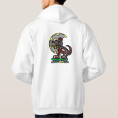 Haida Sun howl op de maan Hoodie (Achterkant)