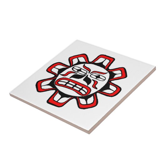 Haida sun tegeltje (Zijkant)