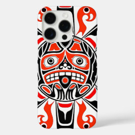 Haida sun Tlingit tribale kunst cultureel erfgoed iPhone 16 Pro Hoesje