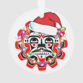 Haida Symbols Haida Canadian Native American Ornament (achterkant)