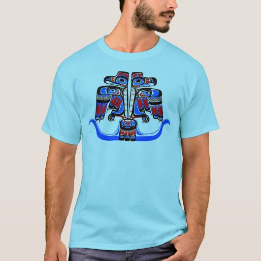 Haida Thunderbird Native American Northwest Coast T-shirt (Voorkant)