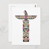 Haida Thunderbird Symbolisme Haida Nation Native Briefkaart (Voorkant / Achterkant)