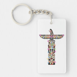 Haida Thunderbird Symbolisme Haida Native C Sleutelhanger