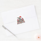 Haida Thunderbird Symbolisme Ornament Target Chris Ronde Sticker (Envelop)