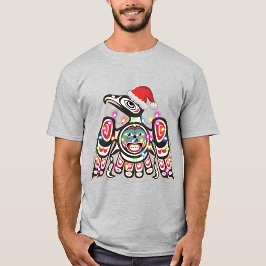 Haida Thunderbird Symbolisme Ornament Target Chris T-shirt (Voorkant)