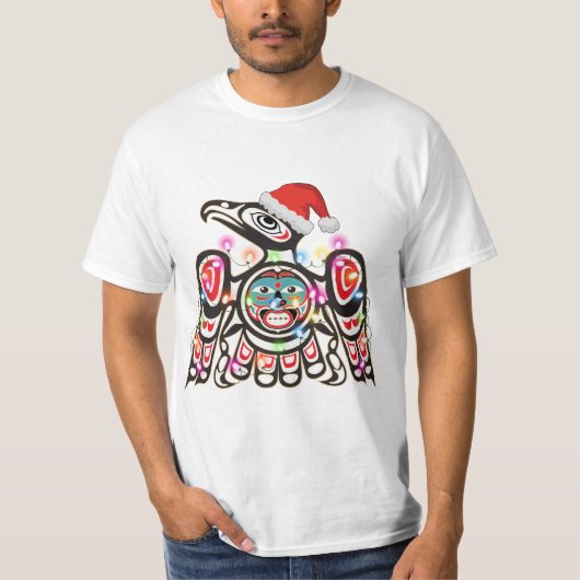 Haida Thunderbird Symbolisme Ornament Target Chris T-shirt (Voorkant)