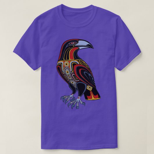 Haida Tlingit Native Raven TShirt (Design voorkant)