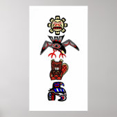 Haida Totem 2 Poster (Voorkant)