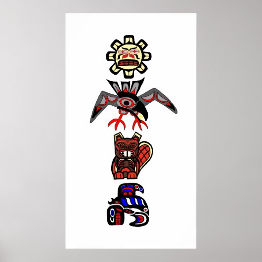 Haida Totem 2 Poster (Voorkant)