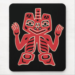 Haida Totem Design Mousepad Muismat