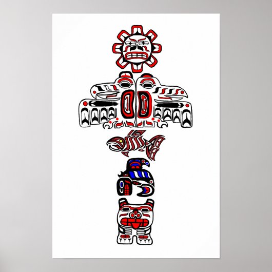 Haida Totem Poster (Voorkant)