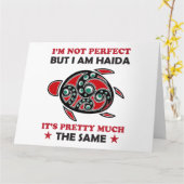Haida Turtle Haida First Nation Pride Kaart (Gele Bloem)