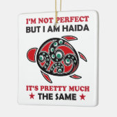 Haida Turtle Haida First Nation Pride Keramisch Ornament (Links)