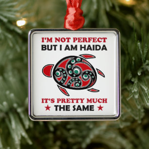 Haida Turtle Haida First Nation Pride Metalen Ornament
