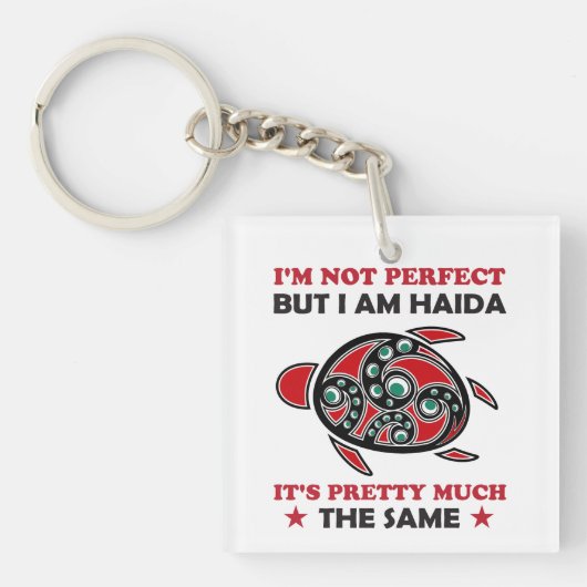 Haida Turtle Haida First Nation Pride Sleutelhanger (Voorkant)