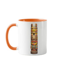 Haida Visionquest J #222 - Tribal Totem Koffie Mok