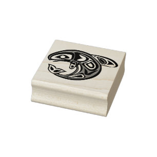 Haida walvis Rubber Stamp Rubberstempel